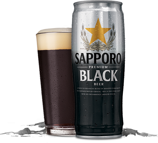 Sapporo Premium Black Beer can