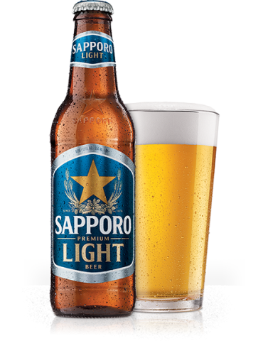 Sapporo Premium Light Beer. A smooth and clean taste inherited from Sapporo Premium.