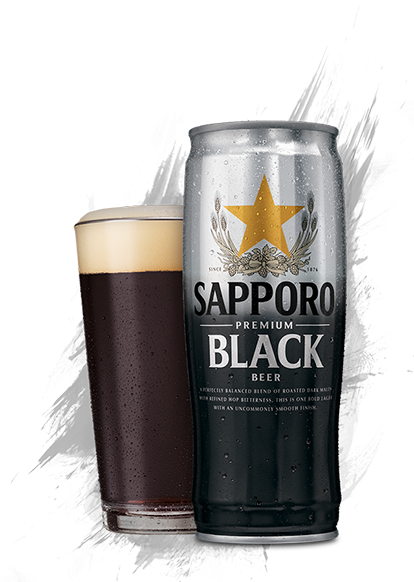 Sapporo Premium Black Beer can